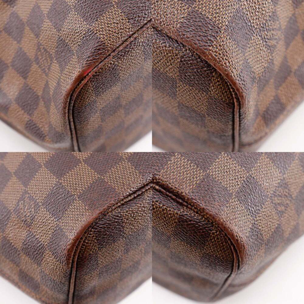 LOUIS VUITTON Brown Damier Canvas Neverfull MM Tote Bag - Picture 4 of 16